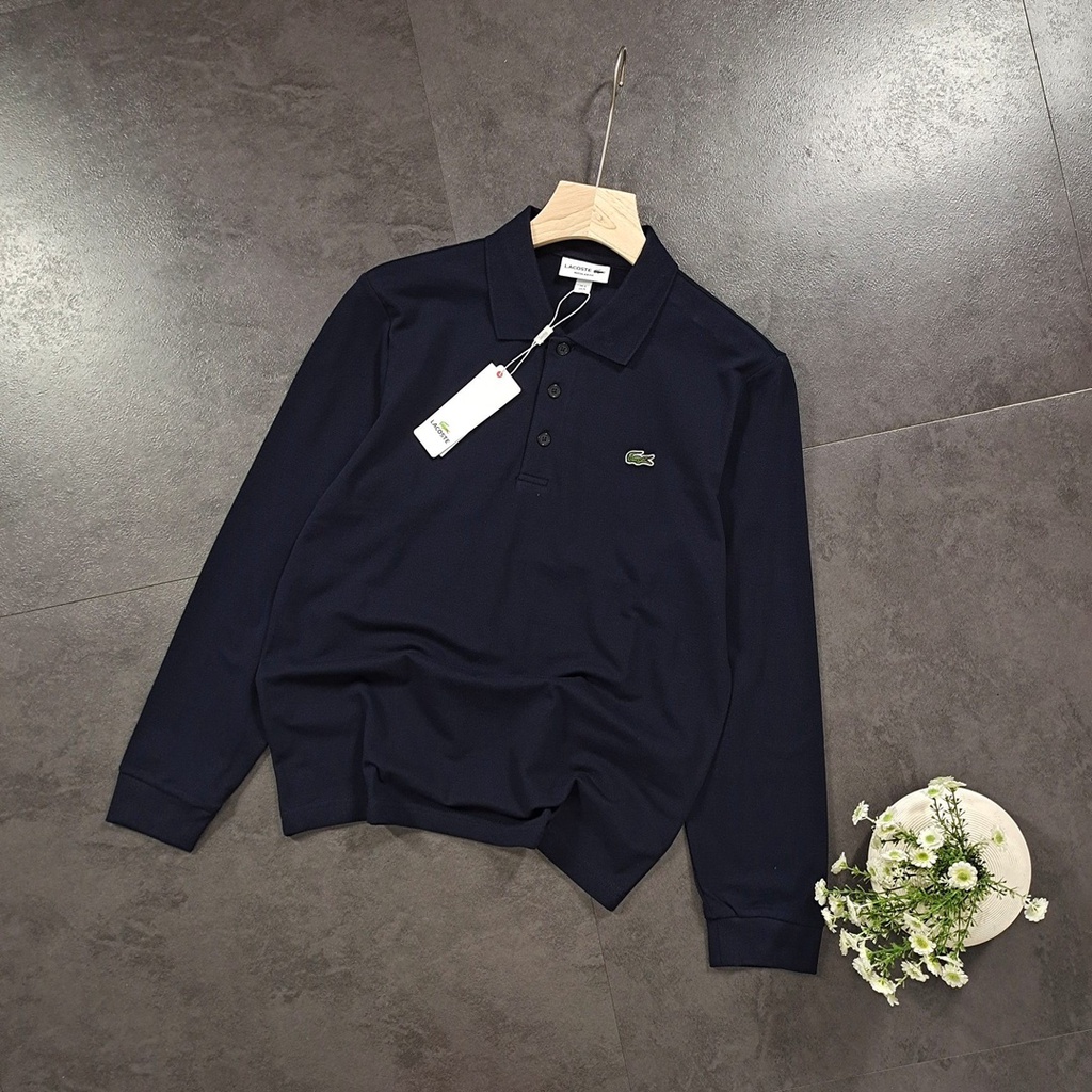 Hàng order xuất dư ***LACOSTE 22ss áo nam polo có ve áo giản dị dành cho nam giới công sở