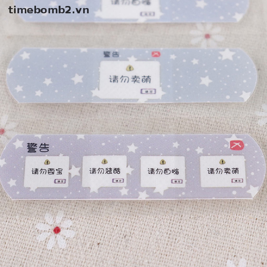 Bộ 5 Băng Cá Nhân Chống Thấm Nước Họa Tiết Hoạt Hình Cho Bé