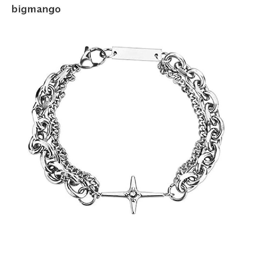 Bigmango Vòng Tay Ngôi Sao Sáu Cánh Phong Cách Hip Hop Thời Trang Cho Nữ Tuổi Teen / Tiệc Cưới 2022