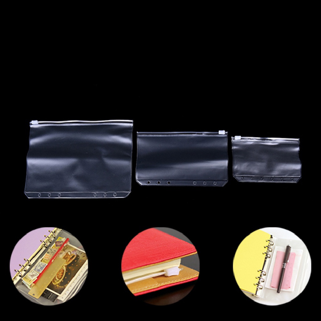 Túi Đựng Sổ Tay Nhật Ký Bằng PVC Có Khóa Kéo Tiện Dụng