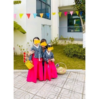 Sét hanbok bé gái chuẩn Hàn