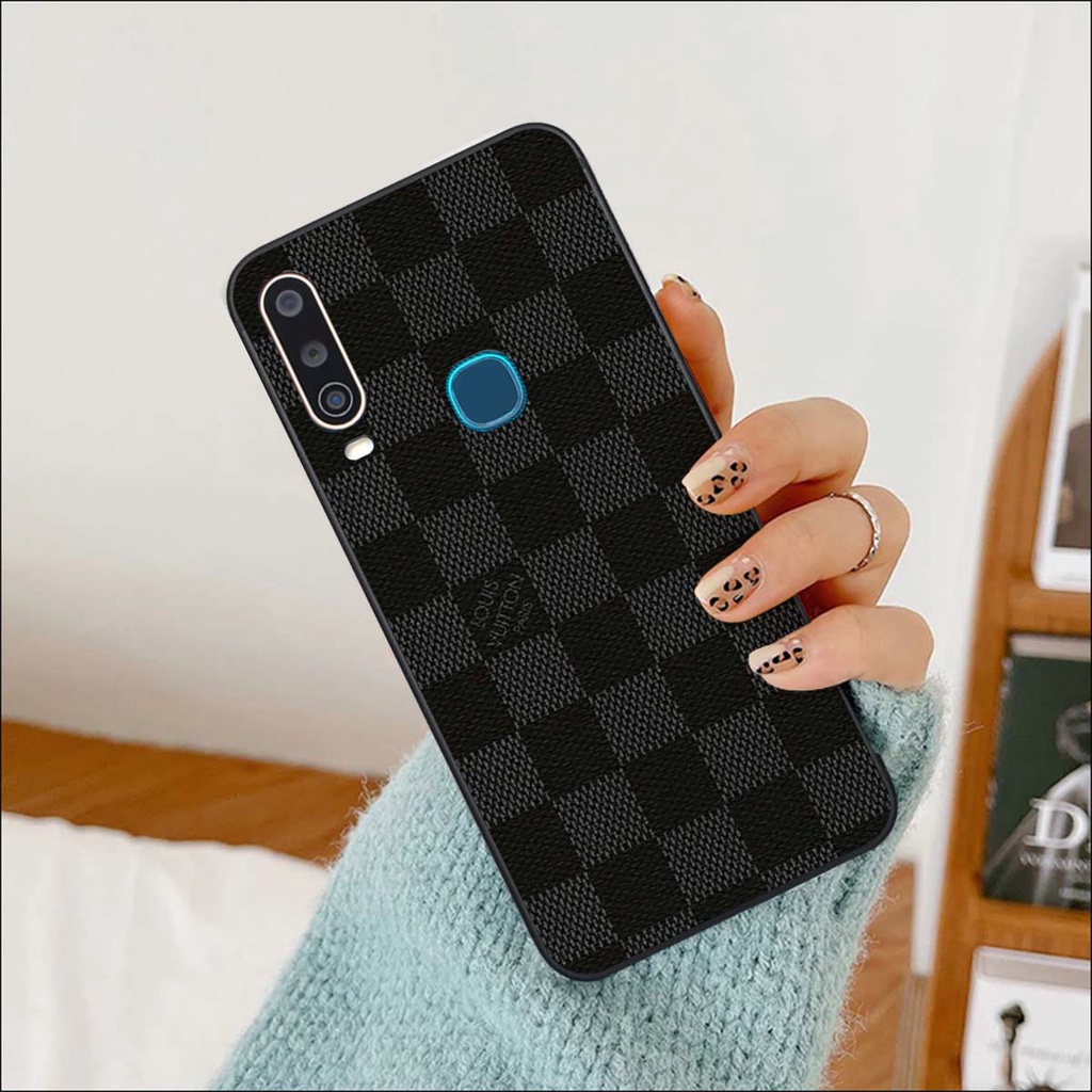 Ốp lưng Vivo U10 / Y12 / Y15 / Y17 hình caro, thời trang hàng hiệu cao cấp, vỏ ốp rẻ đẹp