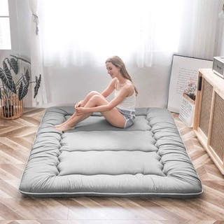 Nệm bông ép xuất nhật cao cấp nệm topper trải sàn đủ kích thước từ 1m - 1m8 x 2m dày 7cm