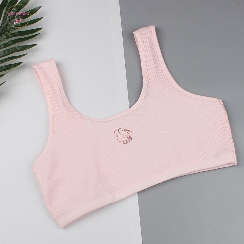 Áo lá học sinh cấp 2 cấp 3 áo lót cho bé gái đồ lót bé gái bra học sinh từ 35-50kg NYN327