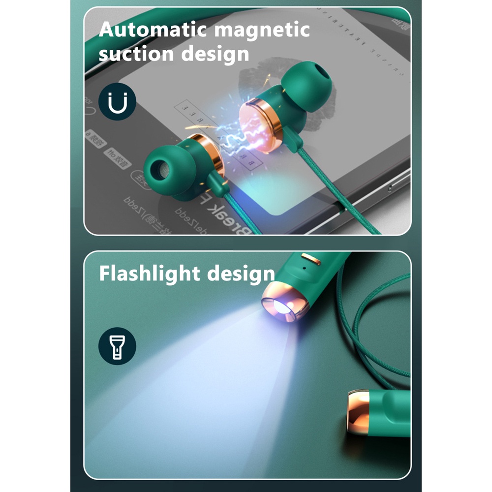 Tai Nghe Bluetooth 5.1 Không Dây Âm Thanh HiFi Có Đèn LED Hỗ Trợ Thẻ Nhớ TF
