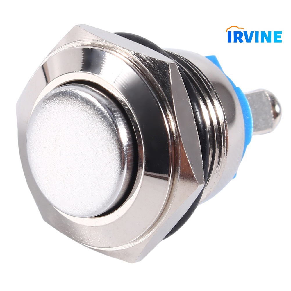 Công Tắc Nhấn / Tắt Còi Xe Hơi Bằng Kim Loại Chống Nước 12V 16mm