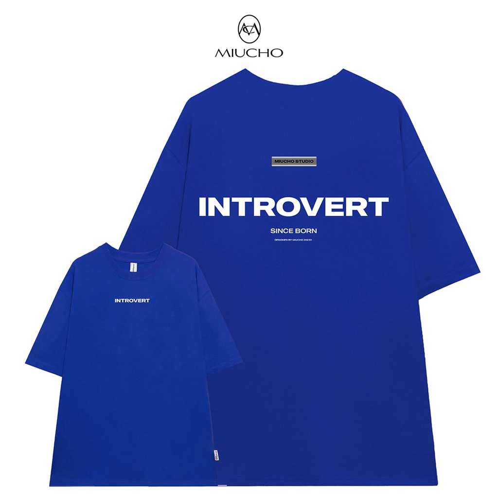 [Mã BTERT6 giảm đến 30k đơn 150k] Áo thun unisex form rộng AT383 Miucho chất vải cotton in brand name