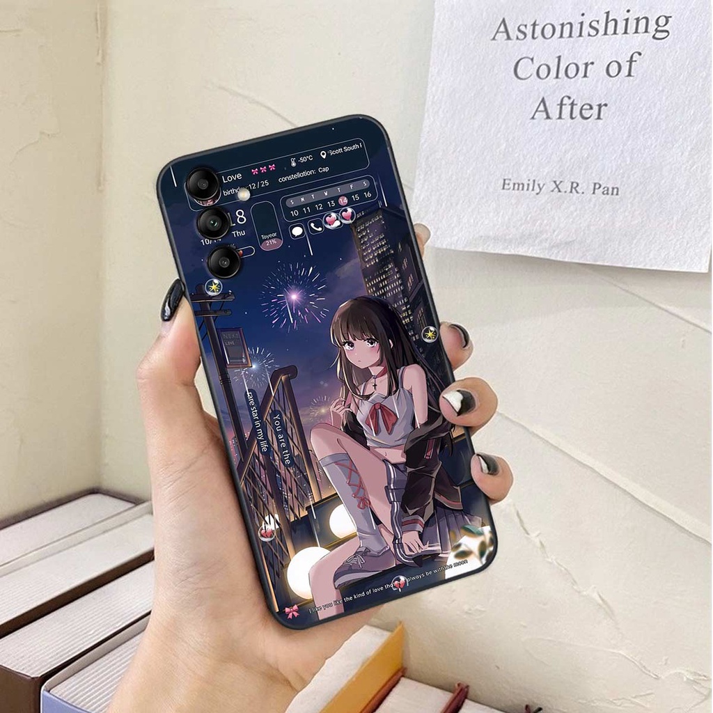 Ốp lưng Samsung A04 / A04s hình anime boy girl phong cách thời trang, ốp rẻ đẹp