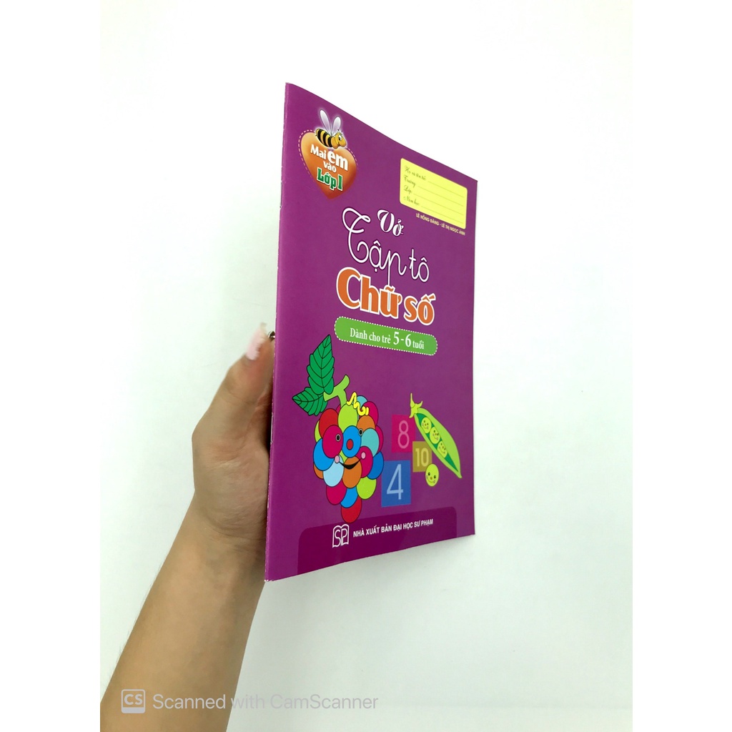 Sách_Mai Em Vào Lớp 1 - Vở Tập Tô Chữ Số