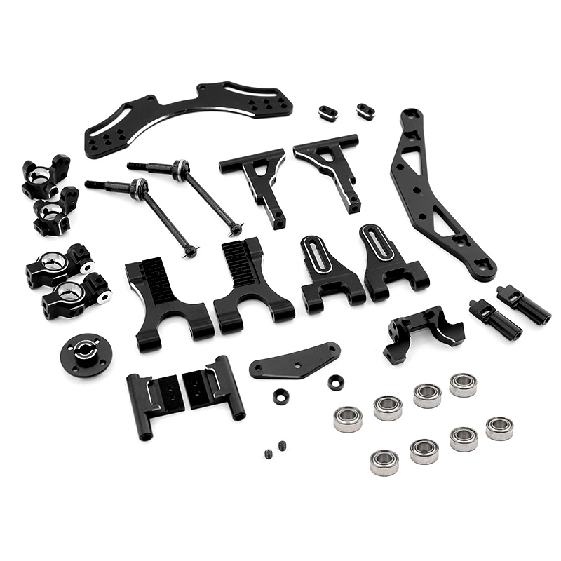 3Racing Sakura D5 Kim Loại Vô Lăng Trục Gắn Tay Xoay Tay Lái Treo Bộ Nâng Cấp Cho 1 / 10 RC Xe