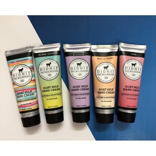 Kem dưỡng da tay Dionis Goat Milk Hand Cream 28g  - Tinh chất sữa dê USA