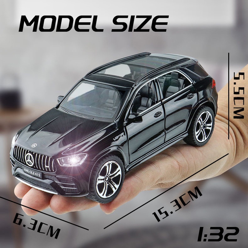 Mô Hình Xe Hơi Benz GLE 63 Tỉ Lệ 1: 32 Bằng Hợp Kim Có Đèn Và Nhạc Độc Đáo Sống Động