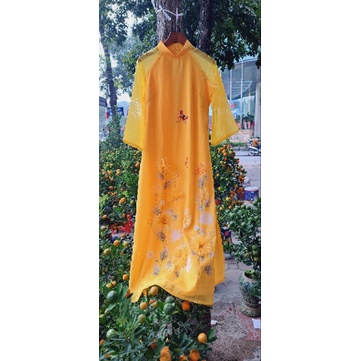 😋 Siêu phẩm áo  dài cách tân 4 tà đẹp sang chảnh cao cấp   kèm ảnh thật 100%