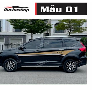 Tem xe suzuki xl7 phiên bản xe màu đen ms001