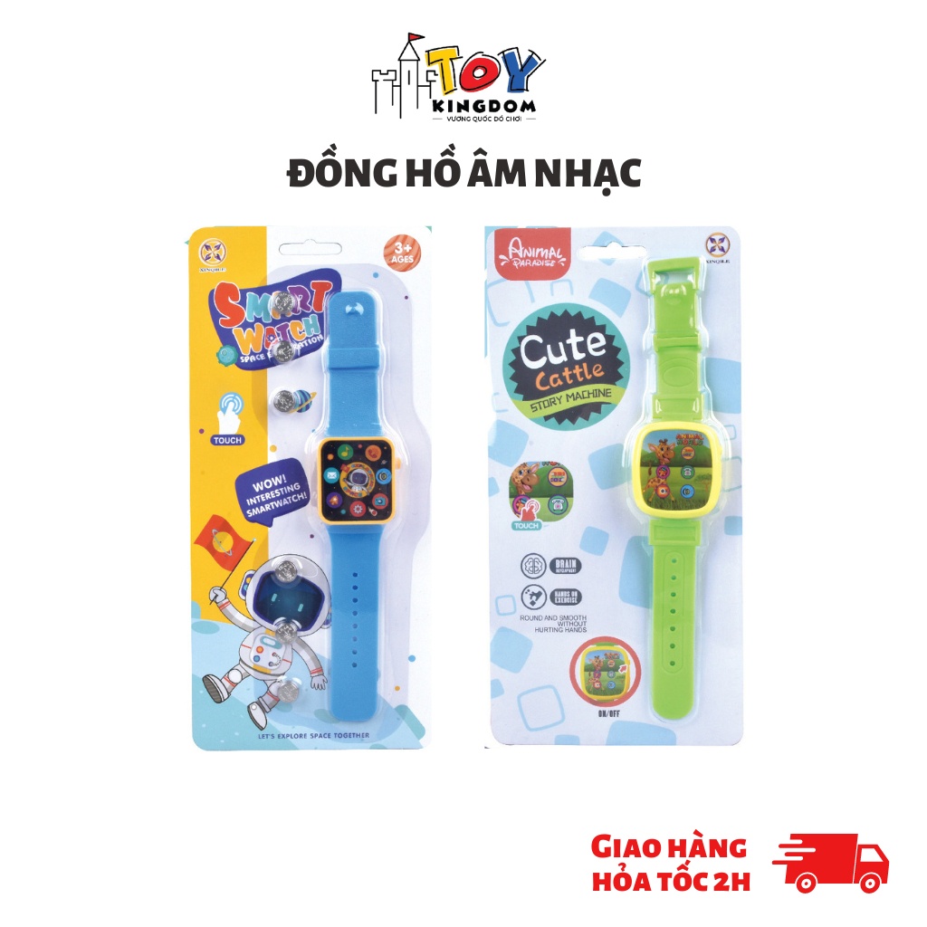 Đồ Chơi Đồng Hồ Âm Nhạc Tiếng Anh - Phát Nhạc Bài Hát Xịn Xò Ahihi