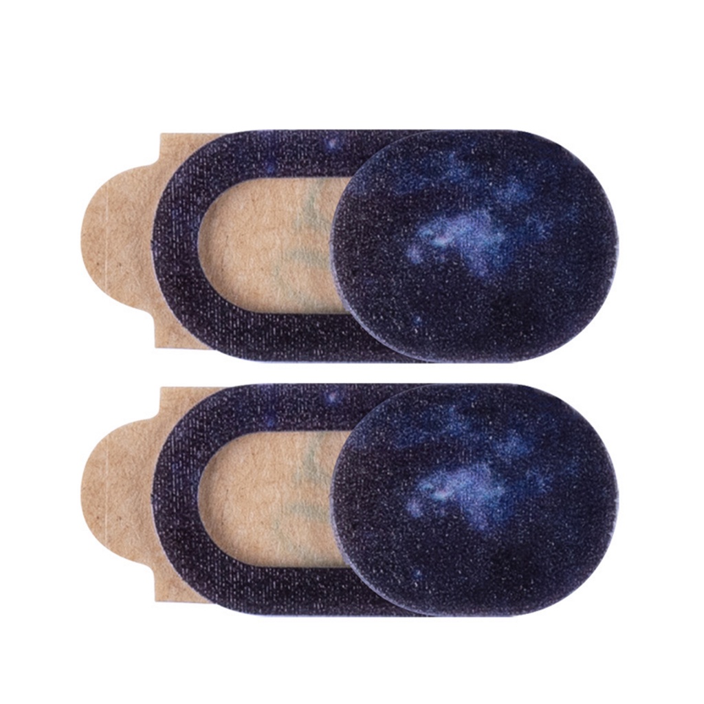 Set 2 Nắp Bảo Vệ Ống Kính Máy Ảnh Laptop Chống Rơi Vỡ Có Thể Tháo Rời