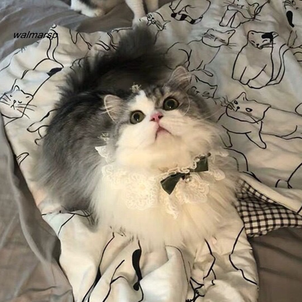 Khăn Choàng Cổ Đính Nơ Dễ Thương Quyến Rũ Dành Cho Thú Cưng