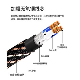 Monster USBA-B computer DAC decoder sound card Audio 2.0 data cable fever USB audio cable audio adapter cable KRD3
