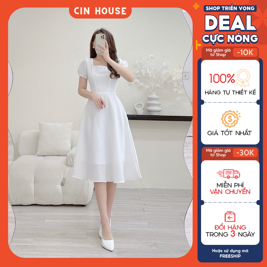 Đầm xòe 5 size trẻ trung thanh lịch Yume C462 CIN HOUSE