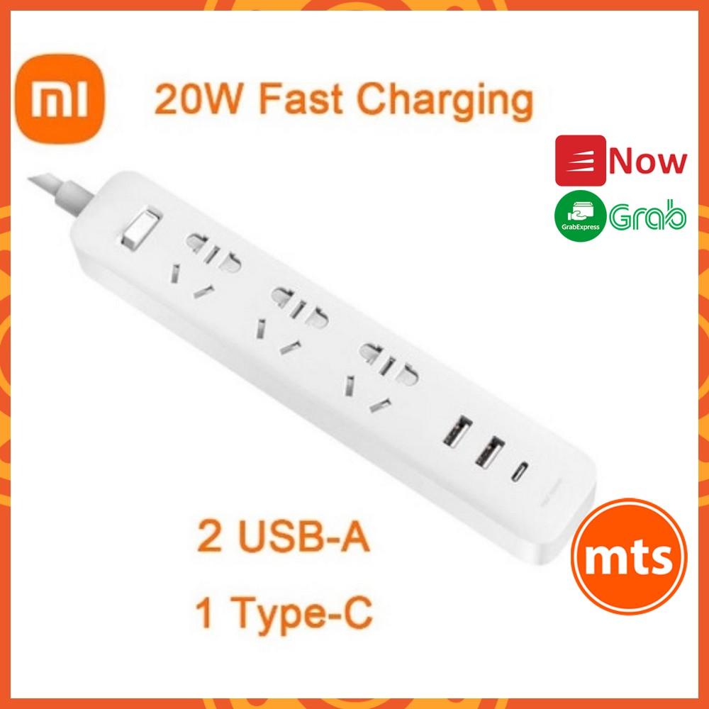 Ổ cắm tích hợp sạc nhanh 20w 2A1C Xiaomi XMCXB05QM BHR5094CN Power Strip chính hãng - Minh Tín Shop