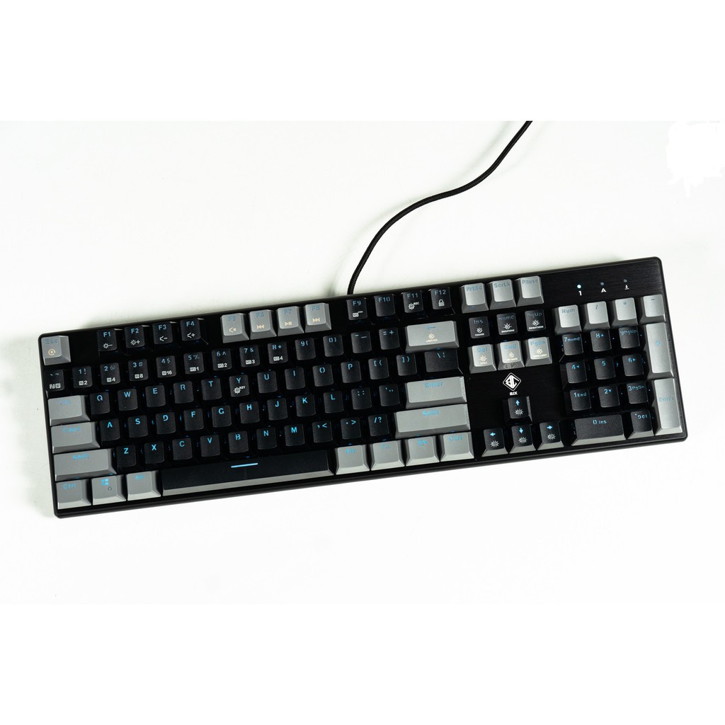 Bàn Phím CƠ Cao Cấp Fulhen K1 LED 20 Chế Độ Cực Đẹp, Trục Cơ BLUE SWITCH Gõ Siêu Êm, Phím Full Size Cho Máy Tính Laptop