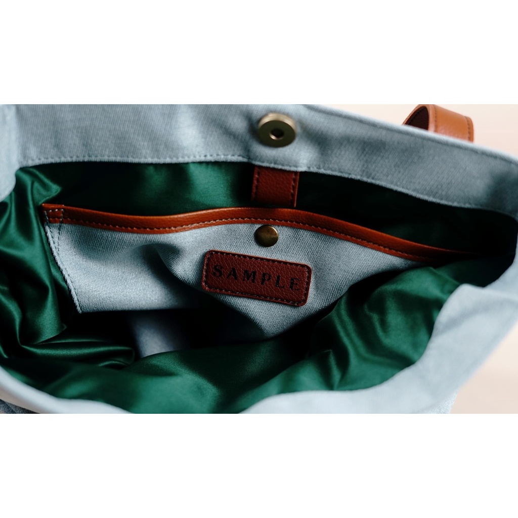 Túi tote phong cách nhật bản  - Dark Green