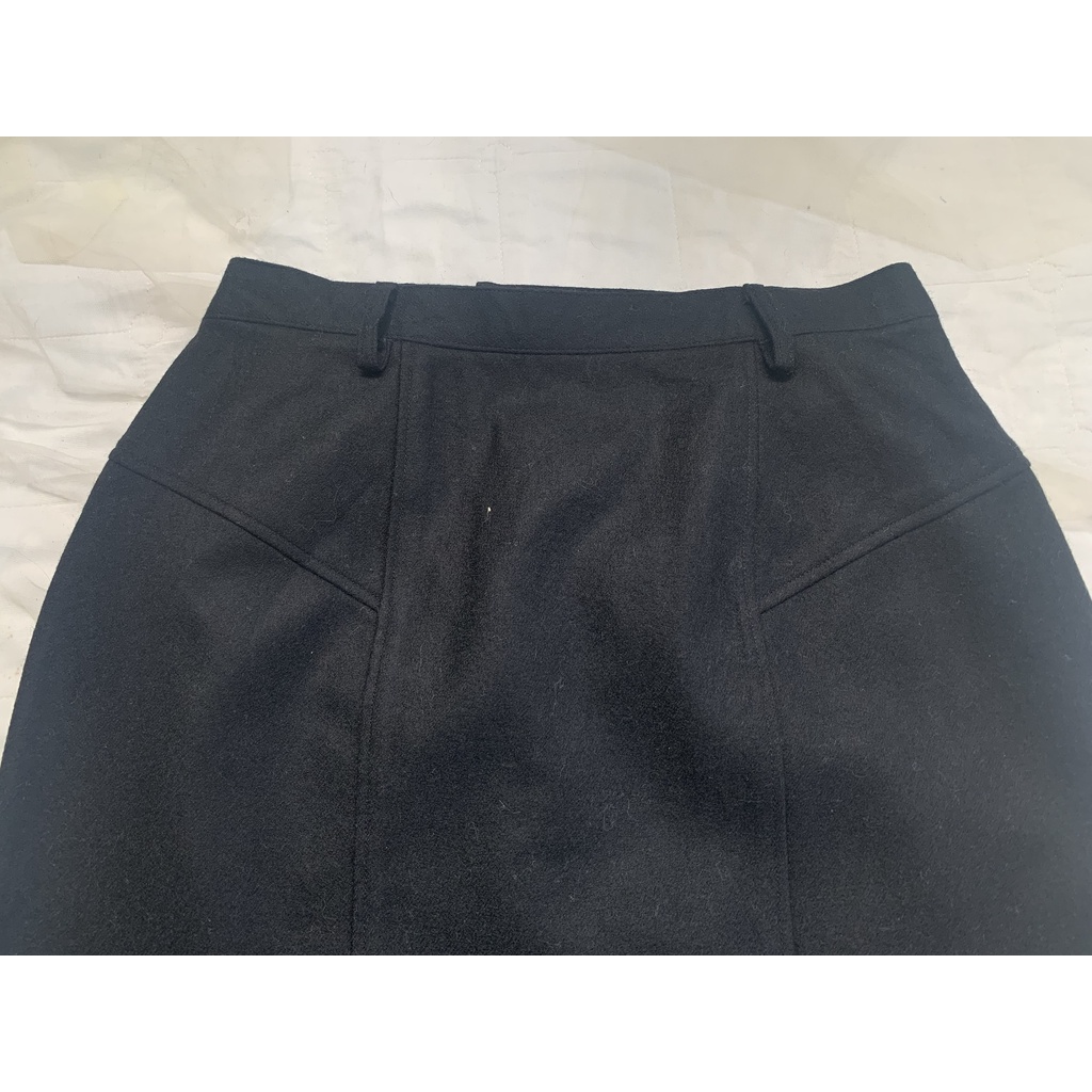 Chân váy bút chì V1022 dáng dài size lớn cạp chun 2 bên chất dạ dày dặn 2hand Nhật si tuyển ảnh thật