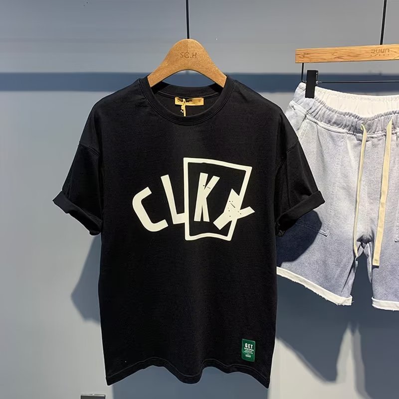 Áo Thun Ngắn Tay Dáng Rộng In Hình Giản Dị Thời Trang Dành Cho Nam