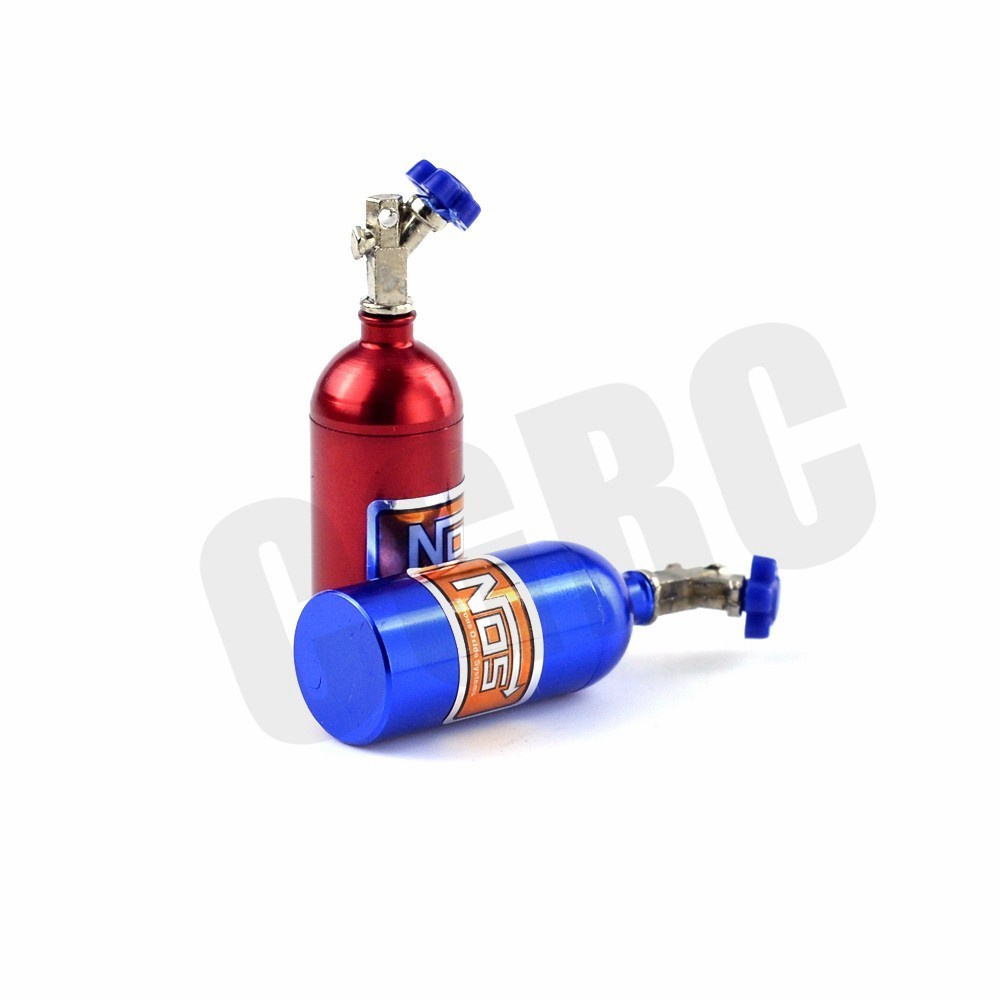 Bộ Phận Mô Phỏng Chai Nitrogen Bằng Kim Loại Cho Xe Điều Khiển 1 / 10 Crawler Car Traxxas TRX4 Defender Bronco RC4WD D90 D110 Axial Scx10 90046