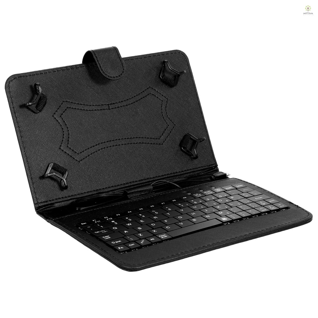 Bao Da PU Máy Tính Bảng Nắp Gập Từ Tính + Giá Đỡ + Bút Stylus Cho Android 7 / 8 Inch / mif3vn