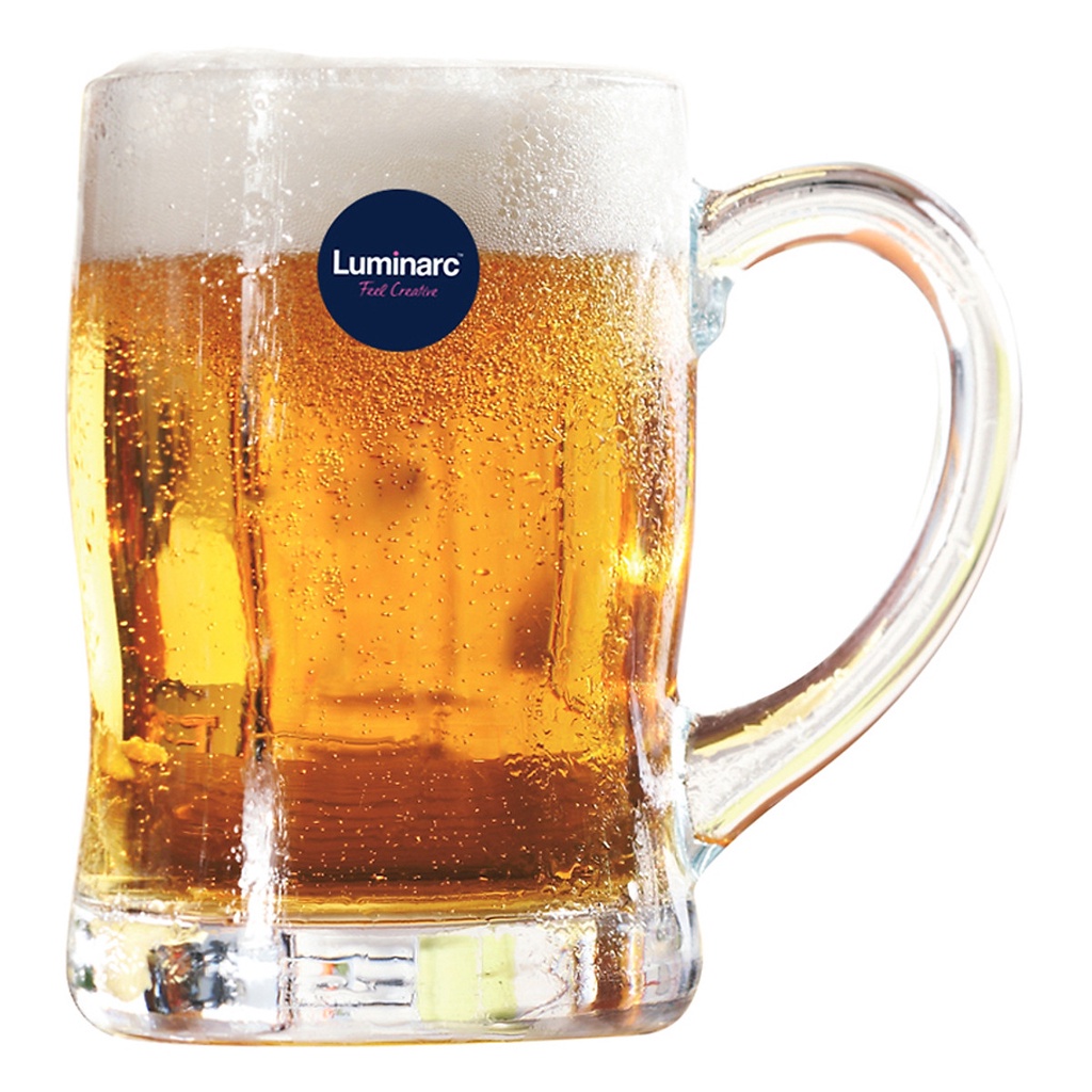 Bộ 6 Ly Bia Thủy Tinh Luminarc Benidorm 450ml - L2616 | Phân Phối Chính Hãng