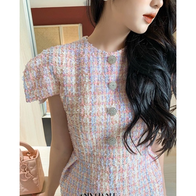 Váy dạ tưeed dáng dài