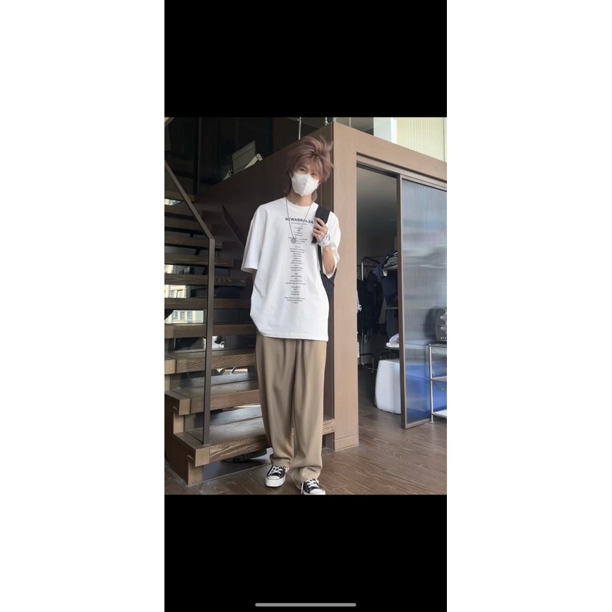 Áo phông unisex nam nữ cotton from hàn quốc S5