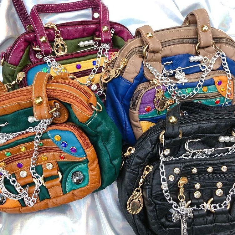 Túi Đeo Chéo Phong Cách retro vintage Cho Nữ Trung Niên