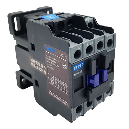 Contactor Chint NXC-12 220V 50/60Hz | 3 Pha 12A 1NO+1NC