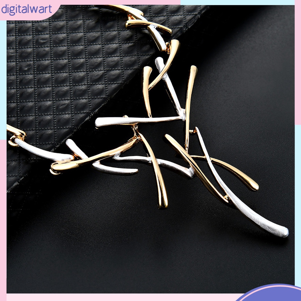 1 Bộ Vòng cổ + Bông Tai Bằng Hợp Kim Chống Mòn Hình Thánh Giá Thời Trang Cho Nữ