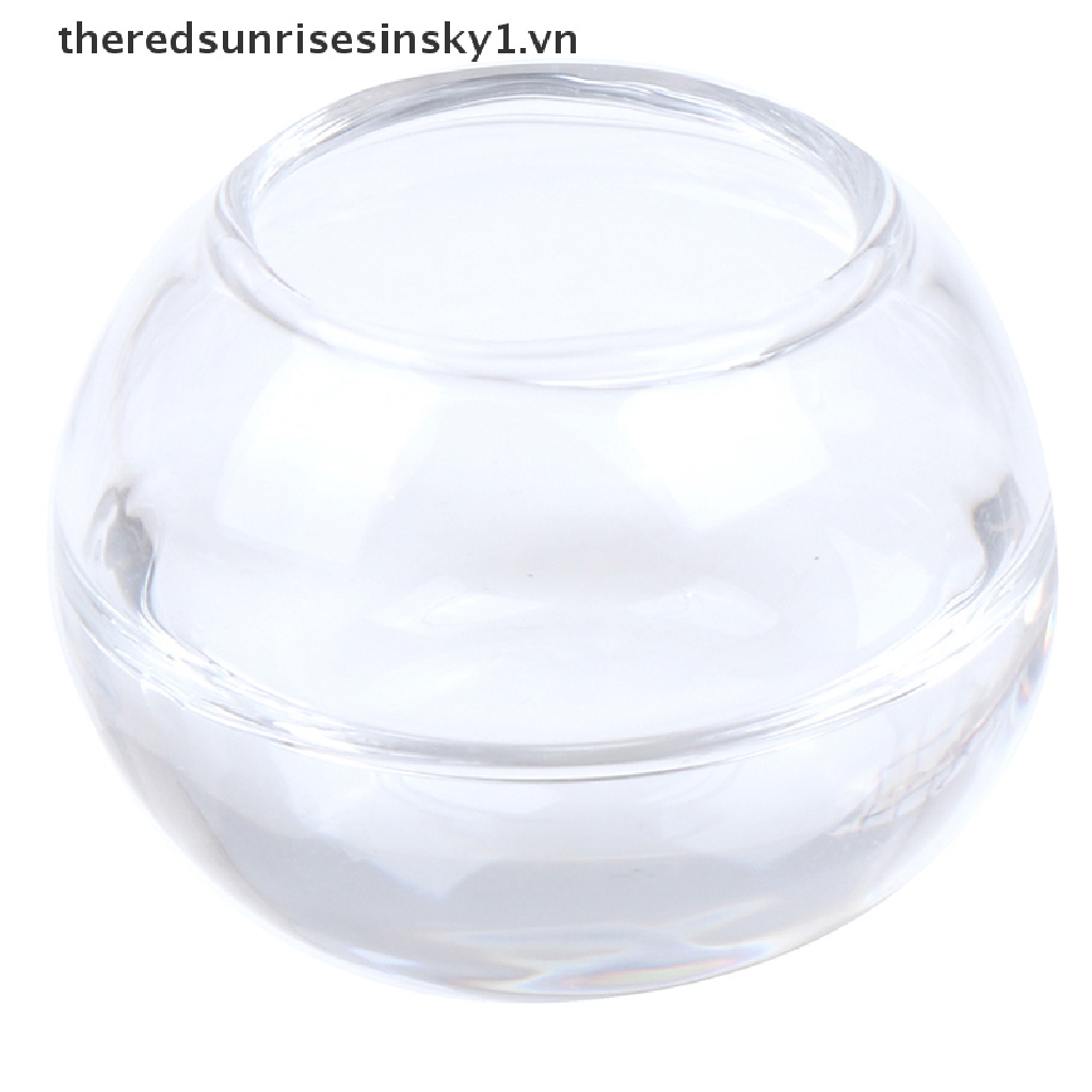 ** Toys ** 1x Dollhouse Miniature Mini Fish  Mini Glass Bowl Doll House Accessories .
