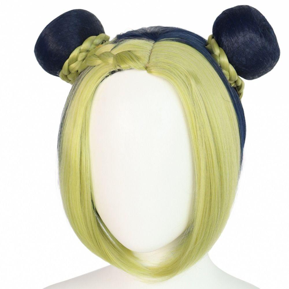 LOMBARD Bộ Tóc Giả Hóa Trang Jujo Jolin Bằng Sợi Tổng Hợp Vô Hình Tự Nhiên Thoáng Khí