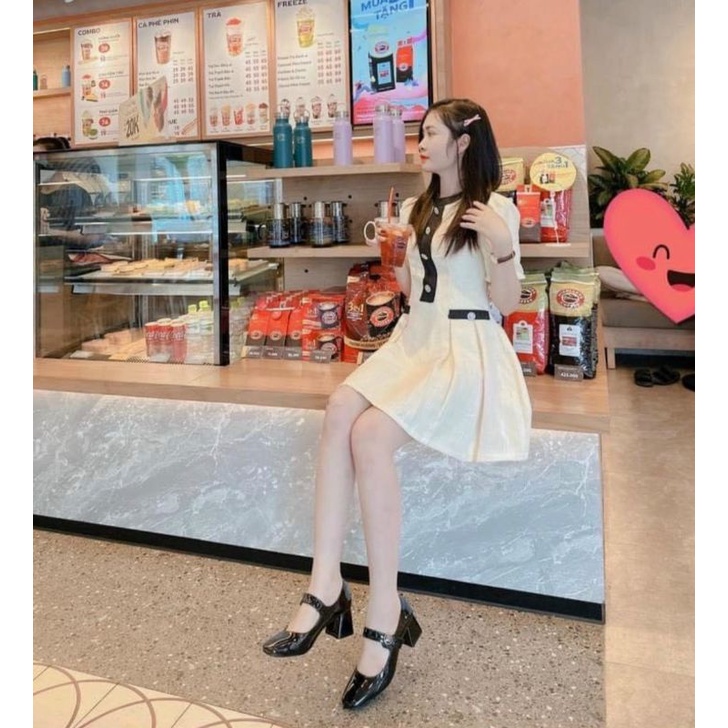 Giày mary jane nữ phong cách Hàn Quốc 8888-6