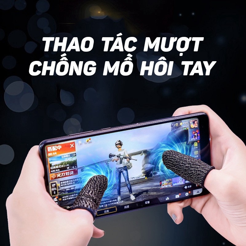 Set 12 găng tay Chơi Game Pubg Mobile Legends chống mồ hôi