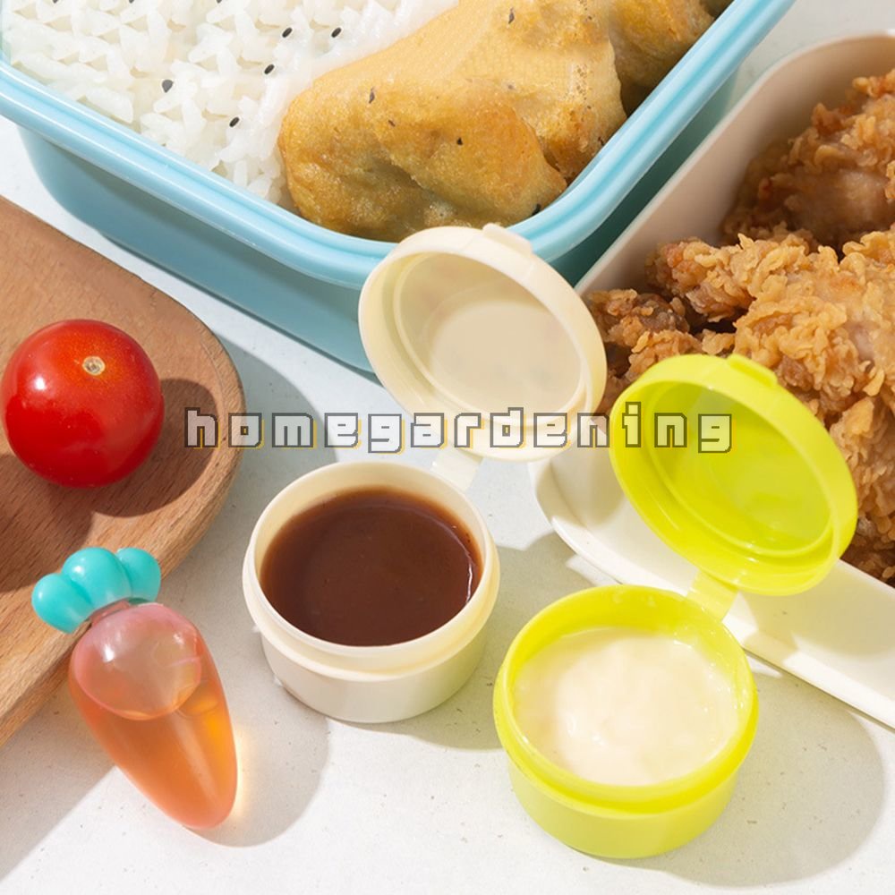 Bình Đựng Nước Sốt Mini Dạng Bóp Hình Củ Cải Hoạt Hình Dễ Thương Cho Bé