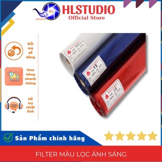 Filter Màu Lọc Ánh Sáng 80x100cm HL Studio, Dùng Thay Đổi Màu Ánh Sáng, Nhiều Màu Sắc và Size Lựa Chọn