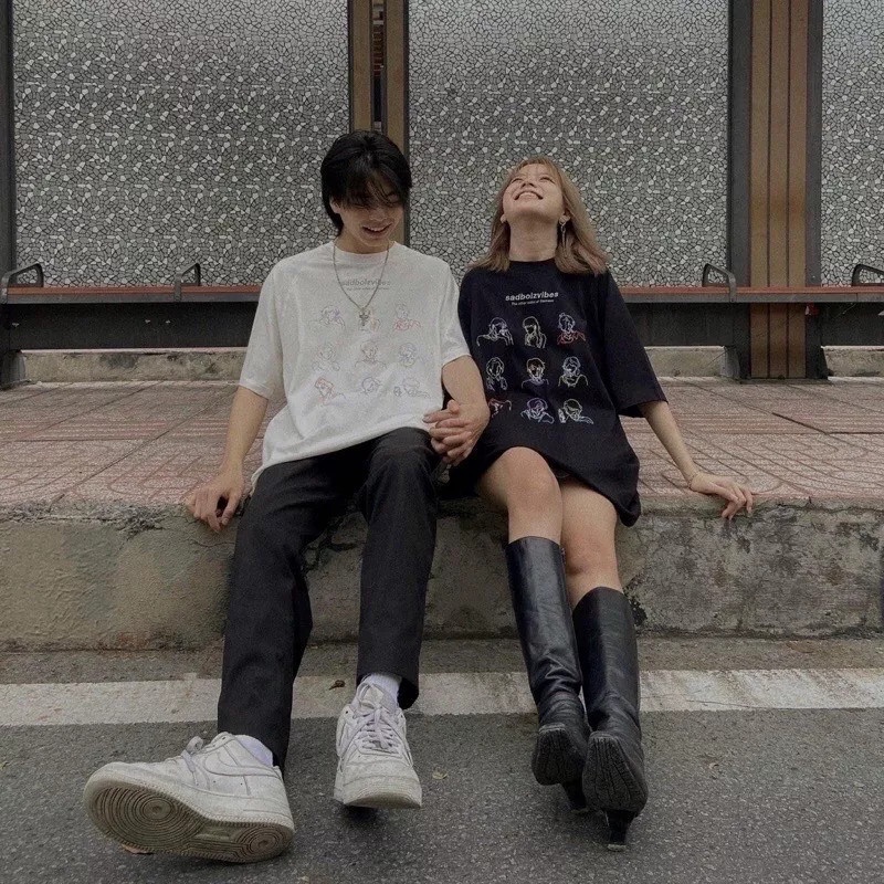 Áo thun tay lỡ form rộng unisex SAVIBES, Áo phông nam nữ form rộng