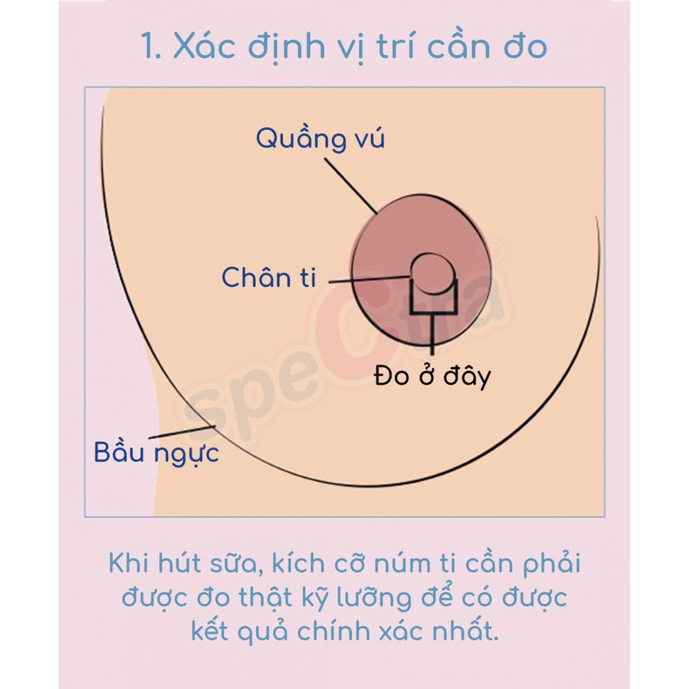 Phễu Hút Sữa Spectra Chính Hãng (Size 20/24/28mm)