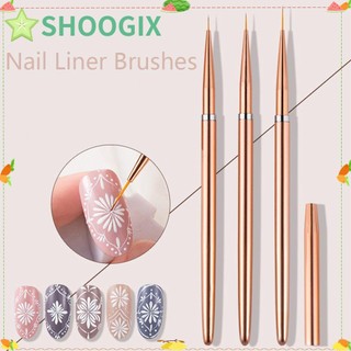 Set 3 cây bút vẽ trang trí móng nghệ thuật|cọ vẽ trang trí móng tay nghệ thuật