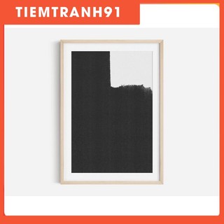 Tranh treo tường | Tranh nghệ thuật trừu tượng -Black Abstract Art Print, Black and White Abstract Art