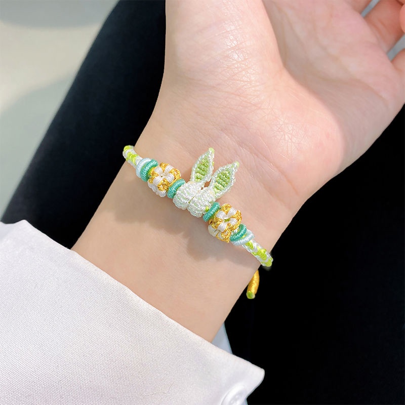 Vòng Đeo Tay Tai Thỏ Dễ Thương diy Dành Cho Cặp Đôi