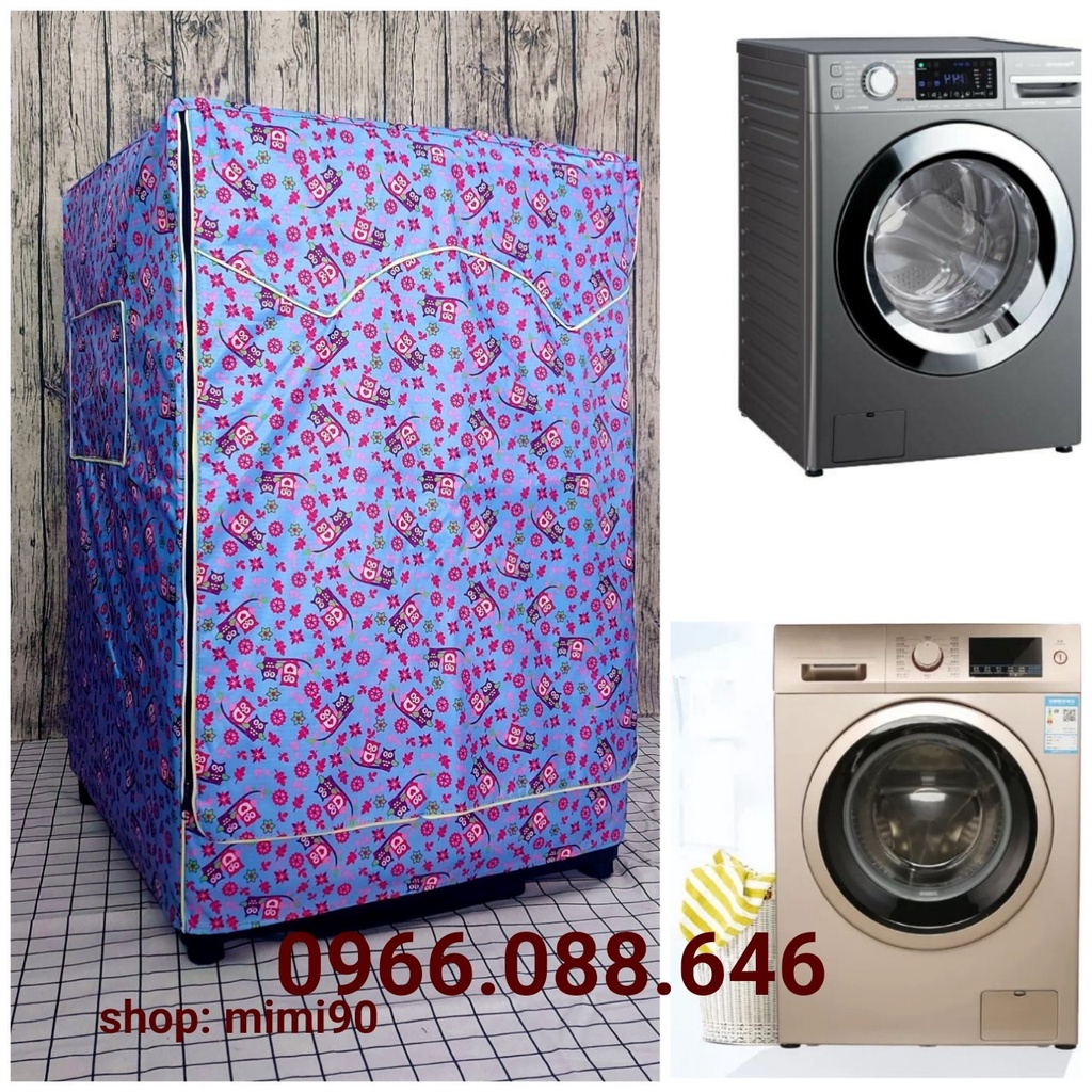 (Dành cho Dòng LG Inverter 8.5 - 15kg) Bọc máy giặt Cao Cấp Chống Thấm ,Chống bám bụi ,Tháo Lắp dễ dàng