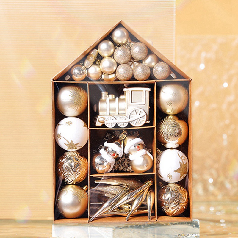 70 Trái Châu Nhựa Mạ Điện Dùng Trang Trí Cây Thông Giáng Sinh