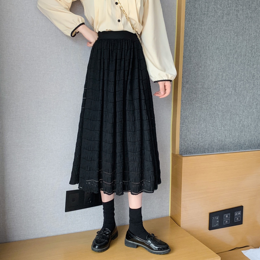 Chân Váy Chữ A Lưng Cao Thời Trang Mùa Xuân Mới